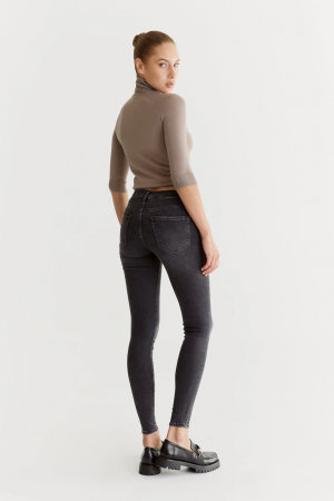 c.o.j. denim  SUPER SKINNY JEANS RANDOM GREY bestel je online bij www.detojeans.nl/