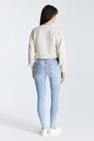 c.o.j. denim  High Waist Reshape Super Skinny Light Blue bestel je online bij www.detojeans.nl/