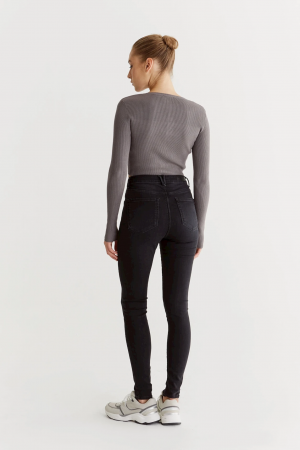 c.o.j. denim  Ultra High Waist Skinny Black VT bestel je online bij www.detojeans.nl/ c.o.j. denim  Ultra High Waist Skinny Black VT bestel je online bij www.detojeans.nl/