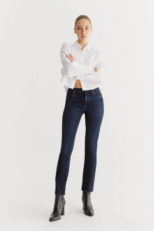 c.o.j. denim  STRAIGHT FIT JEANS BLUE BLACK bestel je online bij www.detojeans.nl/