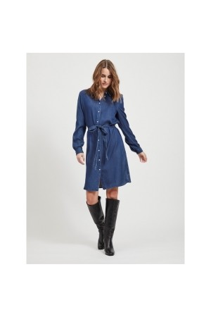 vila denim dress