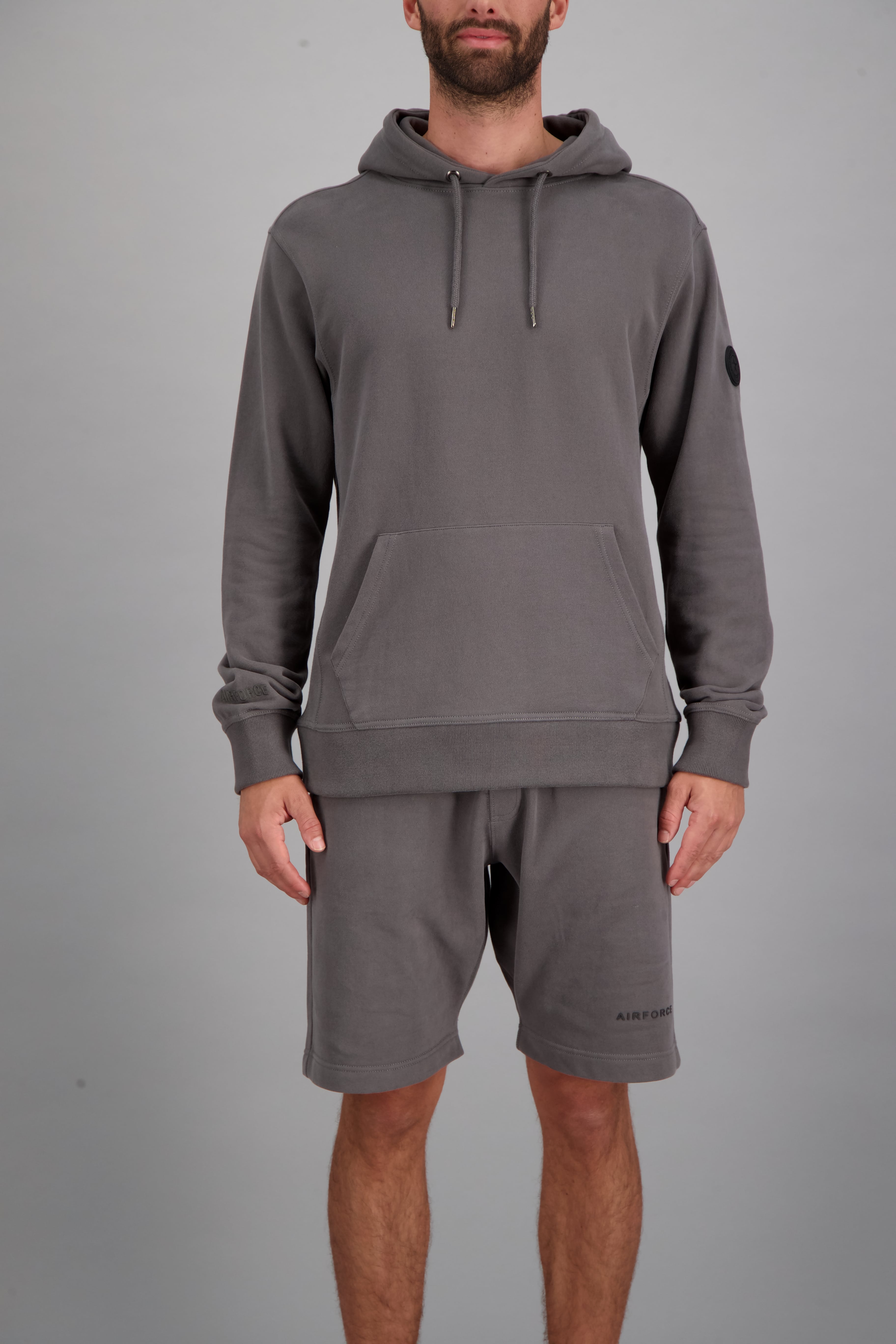 Airforce Hoodie 970 Gun Metal bestel je online bij www Airforce Sweater Y01J Spray bestel je online bij www
