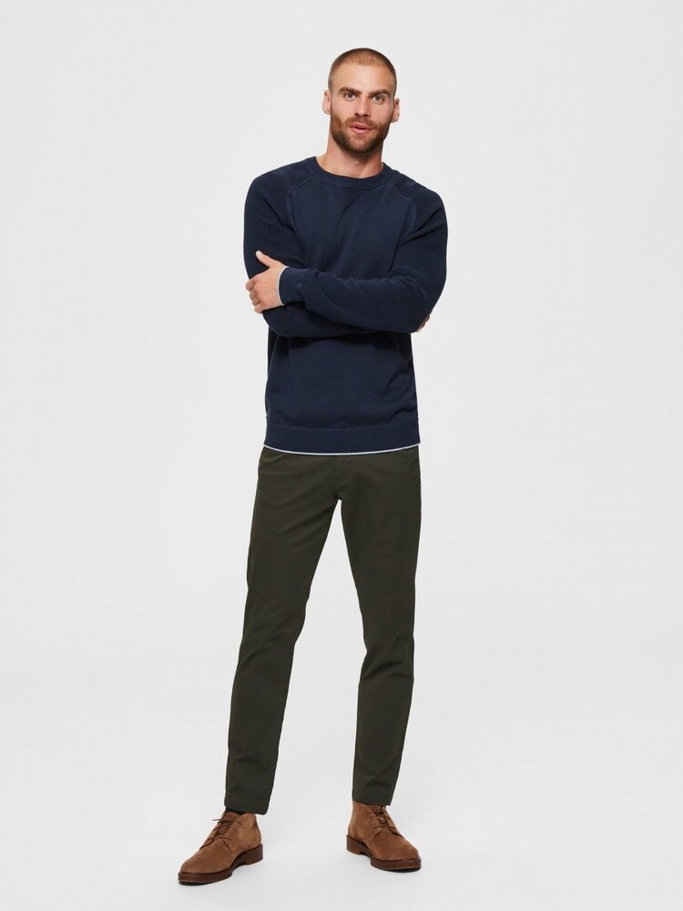 Volg ons kas Doodskaak Selected Homme SLHSLIM-MILES FLEX CHINO PANTS W NO 178191 bestel je online  bij www.detojeans.