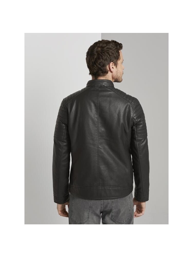 Tom Tailor faux leather biker jacket 29999 bestel je online bij www
